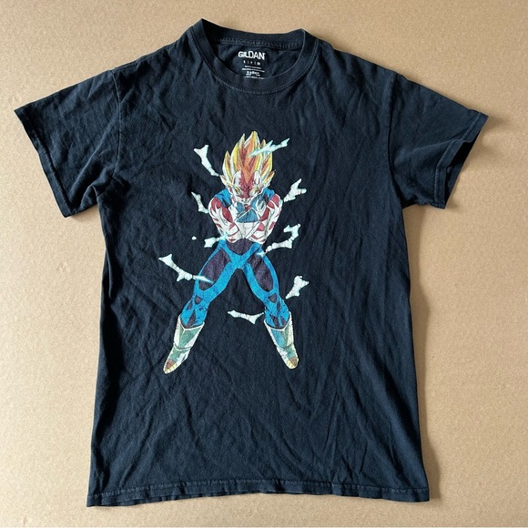 Dragon Ball Z Majin Vegeta Super Saiyan T-shirt Size Small Short Sleeve Crewneck - Picture 1 of 6